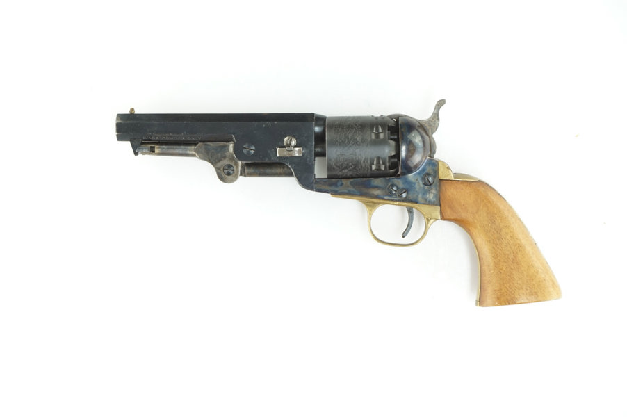 Perkussionsrevolver, unbekannter Italienischer Erzeuger, Mod. 1851 Navy Model, .36, #22773, §B vor 1871