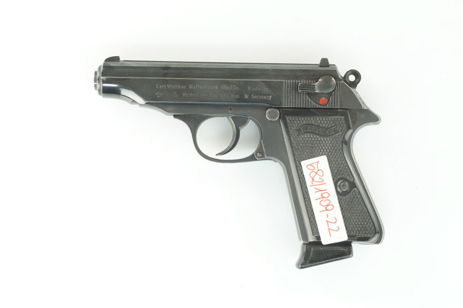 Walther, Fertigung Ulm, Mod. PP, 7,65mm Browning, #436266, §B (1909-22)