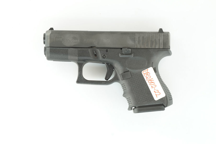 Glock, Gen4, Mod. 26, 9mm Luger, #BMAU838, §B (602-22)