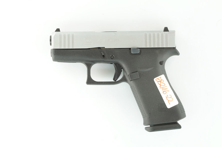 Glock, Mod. 43X, 9mm Luger, #BKYM567, §B (16-22)