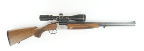Bockbüchsflinte E. Kettner, unbekannter Italienischer Erzeuger, .223 Rem., 20/76, #114754, §C (963-24)