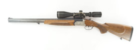 Bockbüchsflinte E. Kettner, unbekannter Italienischer Erzeuger, .223 Rem., 20/76, #114754, §C (963-24)