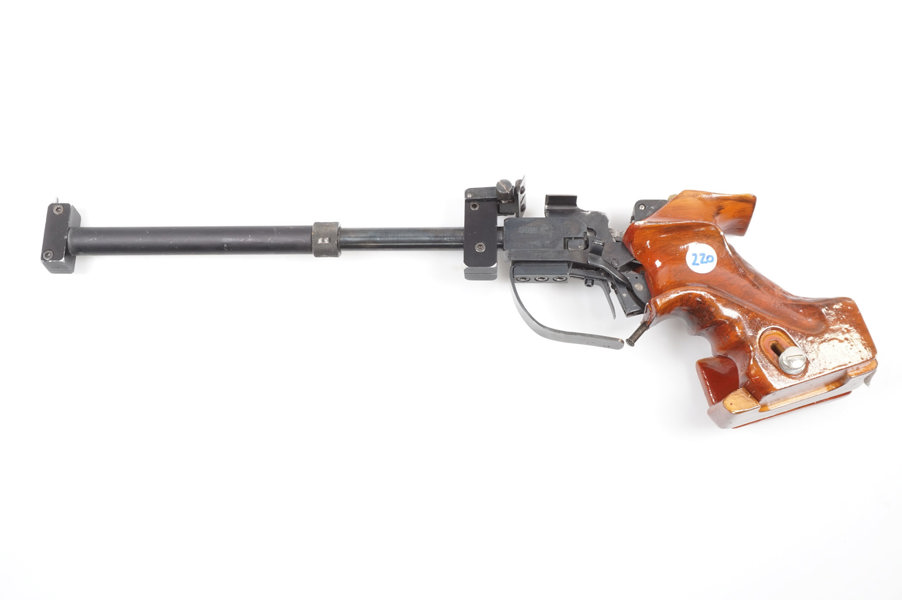 Matchpistole Morini, Mod. M80, .22lr., #0238, §B (2860-24)
