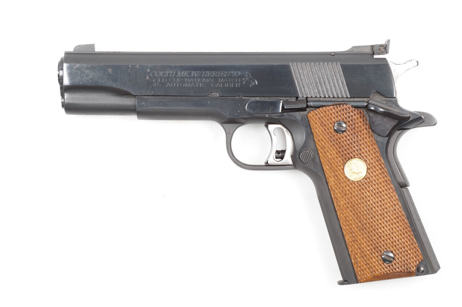 Colt Government, Mod. 1911 MK IV Series 70 Gold Cup National Match, .45 ACP, #70N74317, §B