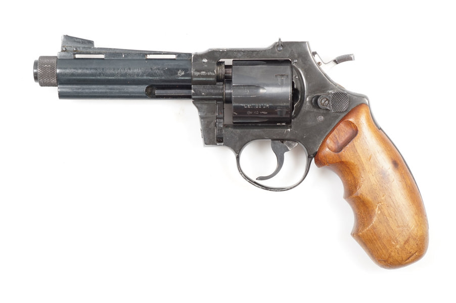 HS, Mod. 38 Buffalo Combo, .22lr., #63456, §B samt Wechseltrommel .38 Spez.