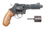 HS, Mod. 38 Buffalo Combo, .22lr., #63456, §B samt Wechseltrommel .38 Spez.