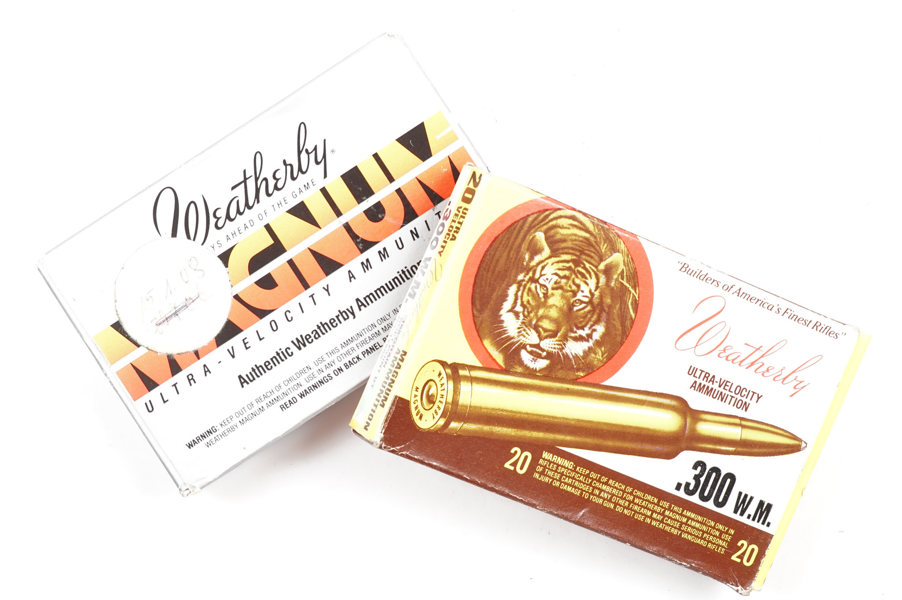 Büchsenpatronen Weatherby, .300 Wby Mag., § frei ab 18