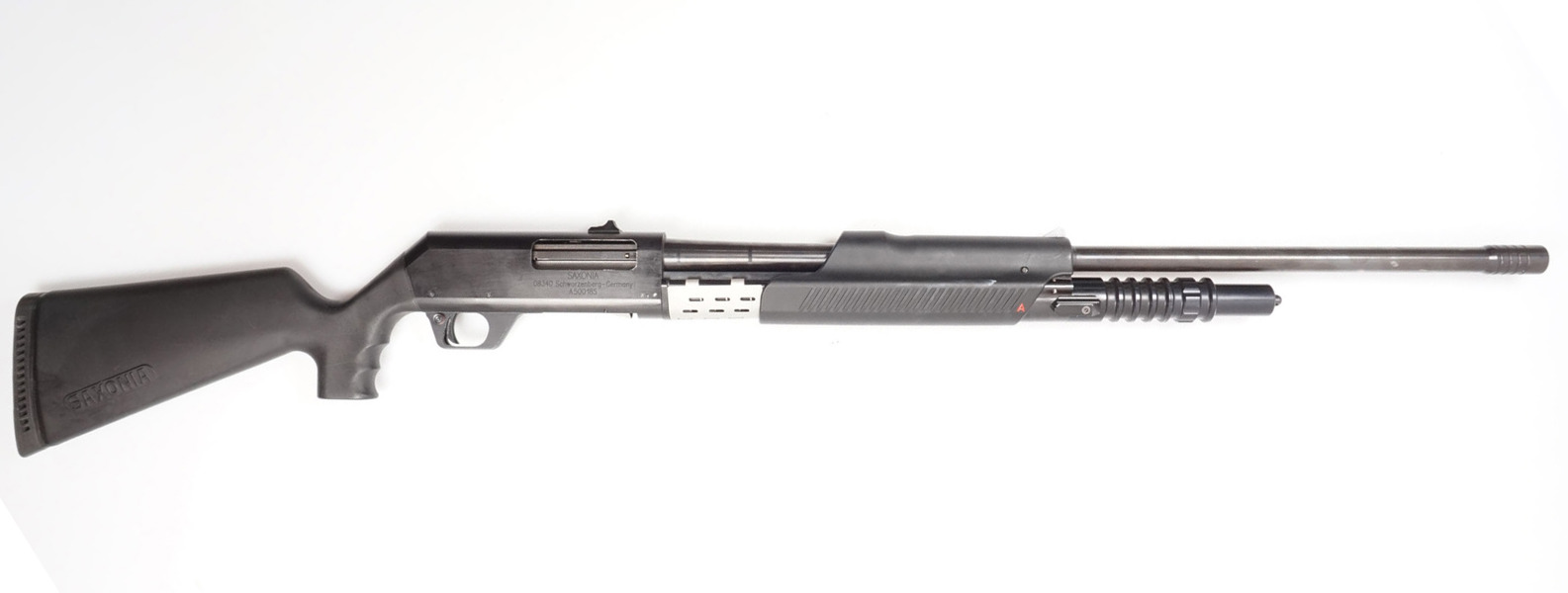 Selbstlade / Pump-Action Flinte Saxonia, Mod. A500185, 12/76, #08340, §A