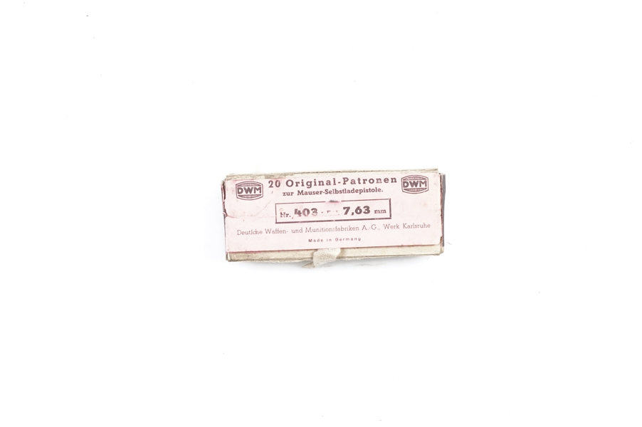 Sammlerpatronen 7,63 mm Mauser, §B