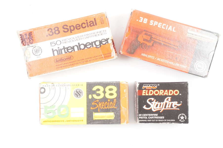 Revolverpatronen .38 Special, HP und S&B, § A/B