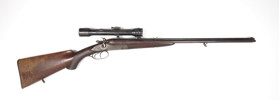 Hahn-Büchsflinte unbekannter Österreichischer Erzeuger, vermutlich 6,5x53R, 16/65, #7847, §C