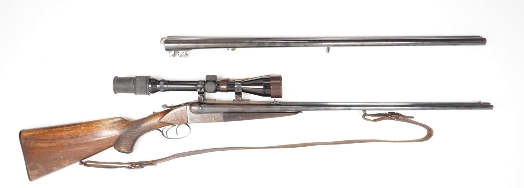 Büchsflinte unbekannter Belgischer Erzeuger, 9,3x72R, 16/65, #27781, §C mit Schrotwechsellauf 16/65, #27781, §C