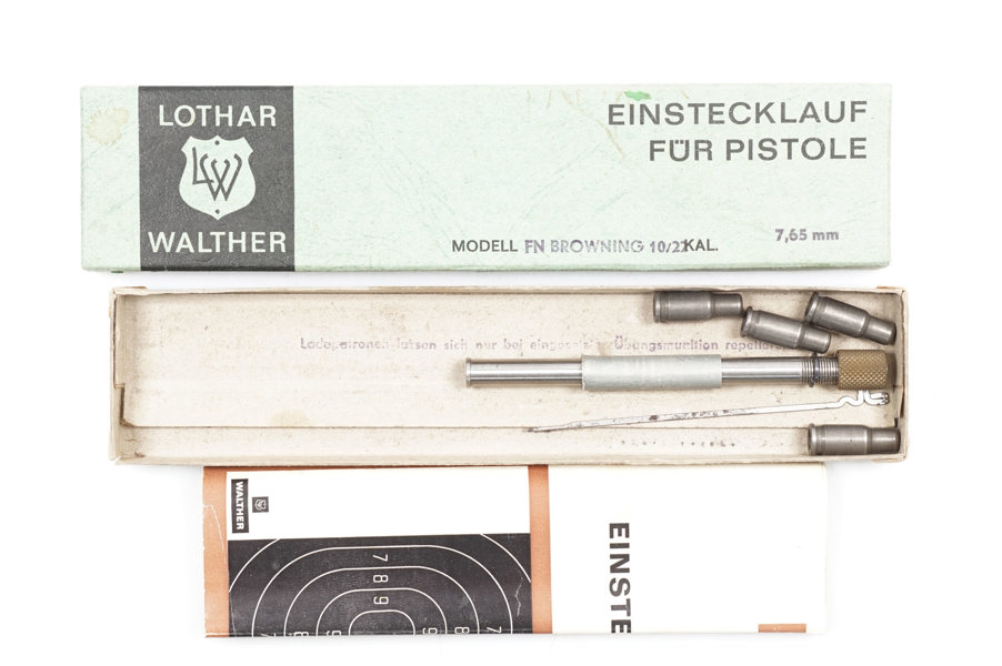 Einstecklauf Lothar Walther, Mod. FN Browning 10/22, 7,65mm zu 4mm M20, #ohne, § frei ab 18