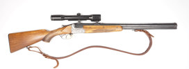 Bockbüchsflinte Merkel Suhl, Mod. 210, 7x57R, 16/70, #49339, §C