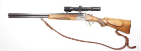 Bockbüchsflinte Merkel Suhl, Mod. 210, 7x57R, 16/70, #49339, §C