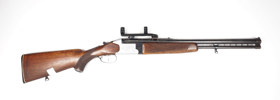 Bockbüchsflinte unbekannter Ungarischer Erzeuger, 7x65R, 12/70, #G1748, §C