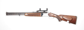 Bockbüchsflinte unbekannter Ungarischer Erzeuger, 7x65R, 12/70, #G1748, §C