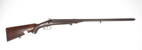 Hahn-Büchsflinte, unbekannter Belgischer Erzeuger, vermutlich 9,3x72R, 16/65, #127161, §C