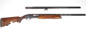 Selbstladeflinte Remington, Mod. 1100, 12/70, #L957559V, §B + Wechsellauf 12/70, #ohne, §B