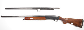 Selbstladeflinte Remington, Mod. 1100, 12/70, #L957559V, §B + Wechsellauf 12/70, #ohne, §B
