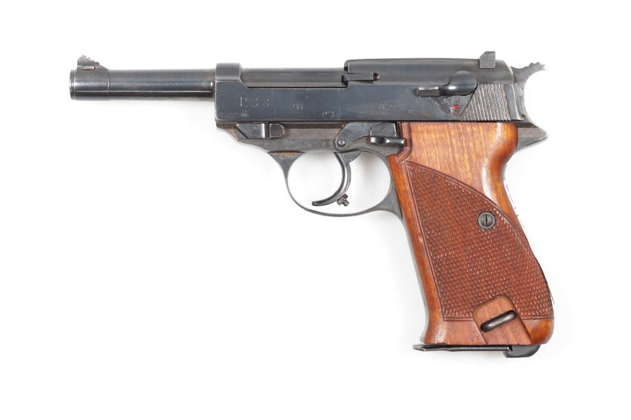 Walther, Fertigung Spreewerke, Mod. P38 Wehrmacht, 9mm Luger, #5974u, §B (3858-24)