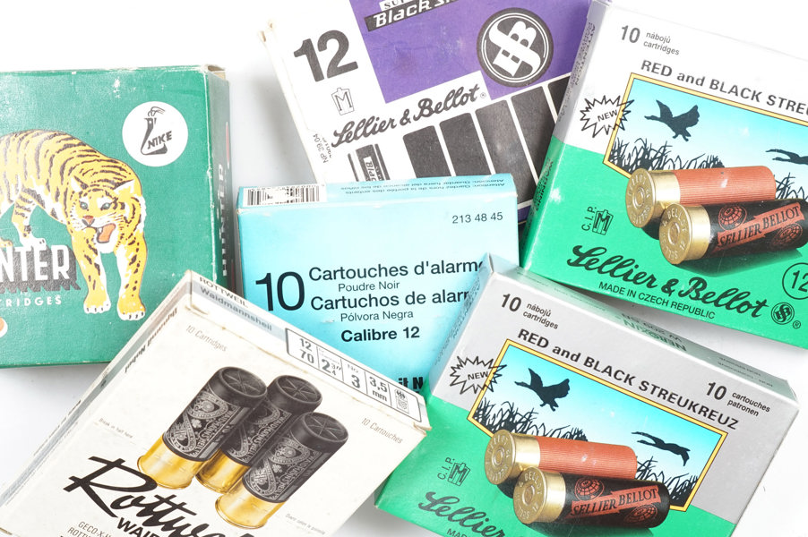 Schrotpatronen div. Erzeuger, 12/70, § frei ab 18