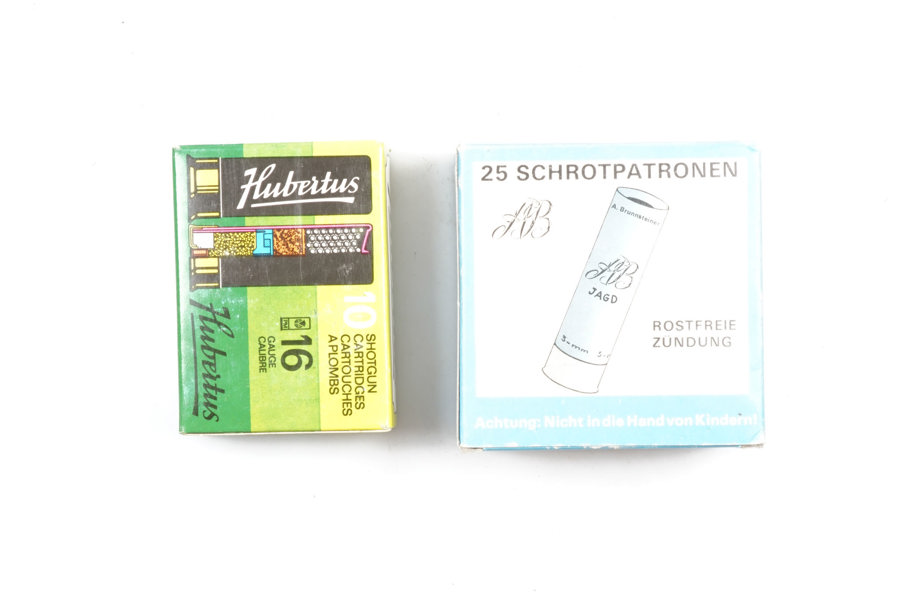 Schrotpatronen 16/70 Brunnsteiner und Hubertus § frei ab 18