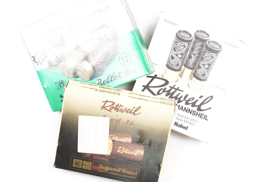 Schrotpatronen div. Erzeuger, 12/70, § frei ab 18