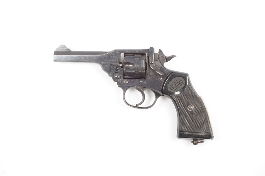 Schreckschussrevolver Webley & Scott, Mark IV, 9mm Knall, #A65546, § frei ab 18 (3942-24)