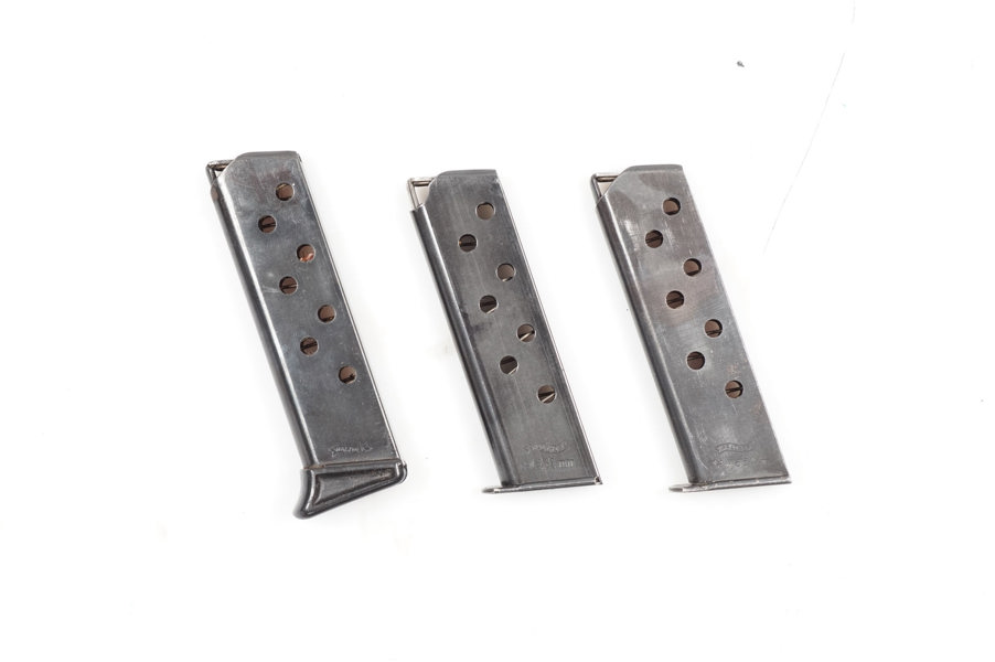 Magazinskonvolut Walther, Mod. PP, 7,65mm Brown., § frei ab 18