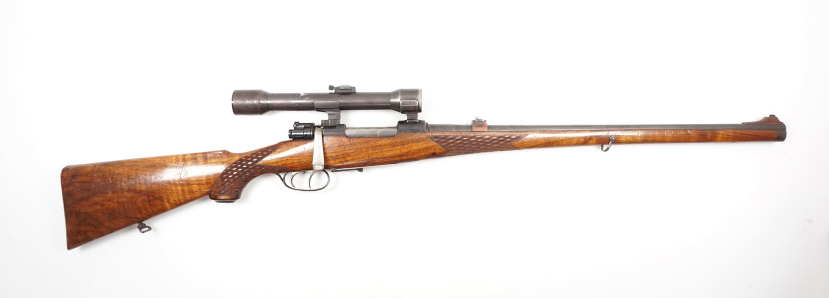 Mauser 98, unbekannte Deutsche Fertigung, Mod. Stutzen jagdl. 7x57, #742, §C (4135-24)