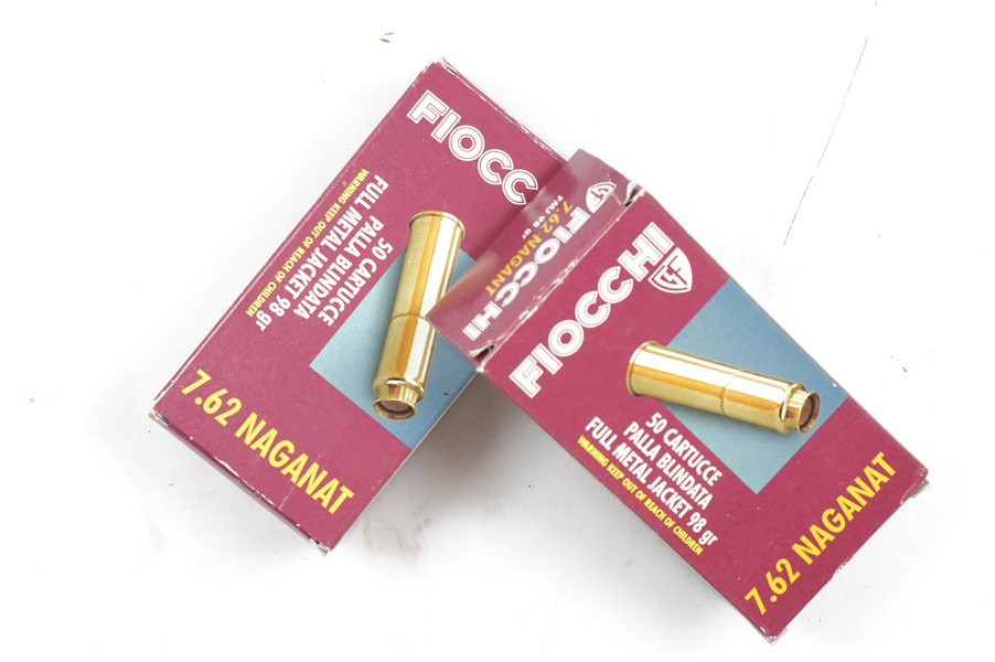 Revolverpatronen 7,62 Nagant, Fiocchi, §B