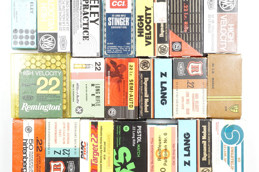 Randfeuerpatronen .22 lr, diverse Hersteller, § frei ab 18