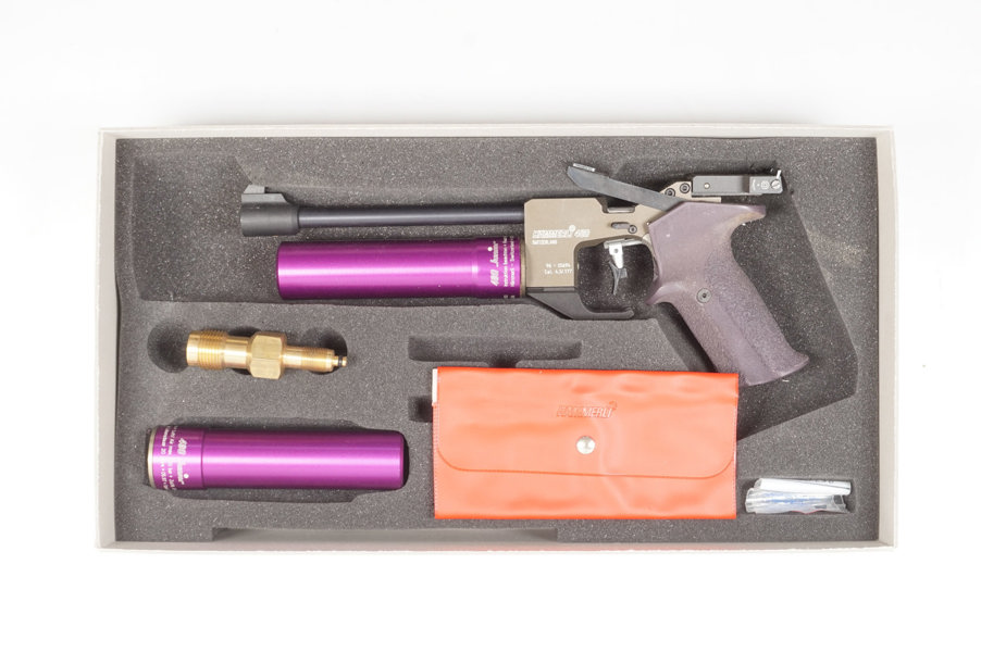 Pressluft-Pistole Hämmerli, Mod. 480, 4,5mm, #96-05694, § frei ab 18