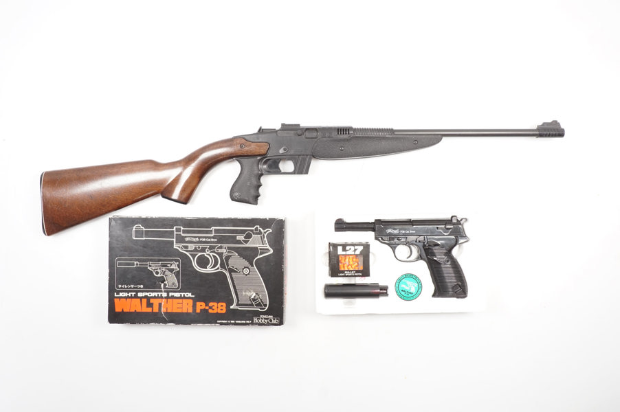 Spielzeug-Waffen-Konvolut 2 Stück, § frei ab 18