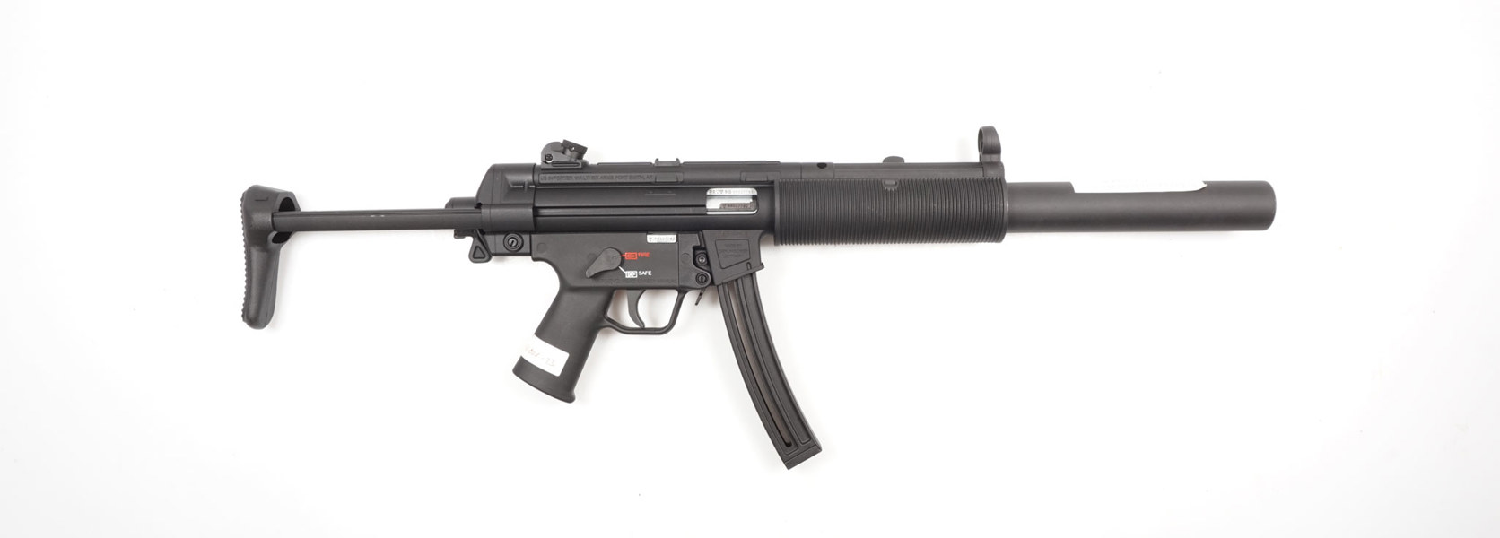 Selbstladebüchse Heckler & Koch, Fertigung Walther, Mod. MP5, .22lr., #HR027782, §B (801-23)