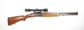 Bockbüchsflinte Brno, Mod. 502.9, 5,6x50R Mag., 12/70, #5502.900088, §C (511-23)