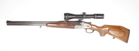 Seitenschloss-Triumphdrilling Winkler Ferlach, 6,5x57R, .22 Hornet, 12/70, #421939 , §C