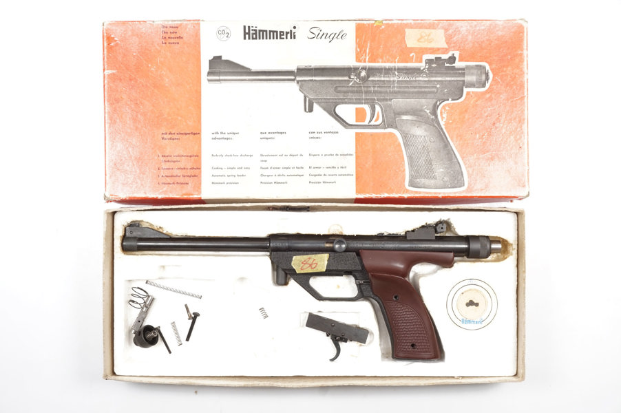 Luftpistole, Hämmerli, Mod. D Single, 4,5mm, #19880, § frei ab 18