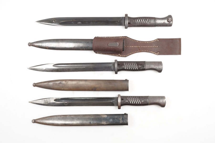 Seitengewehre 84/98 für K98k - Konvolut von 3 Stk (582-23)