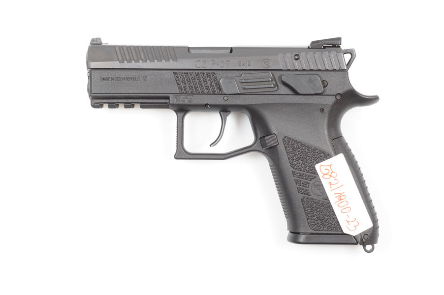 CZ, Mod. P-07, 9mm Luger, #E086336, §B (1900-23)