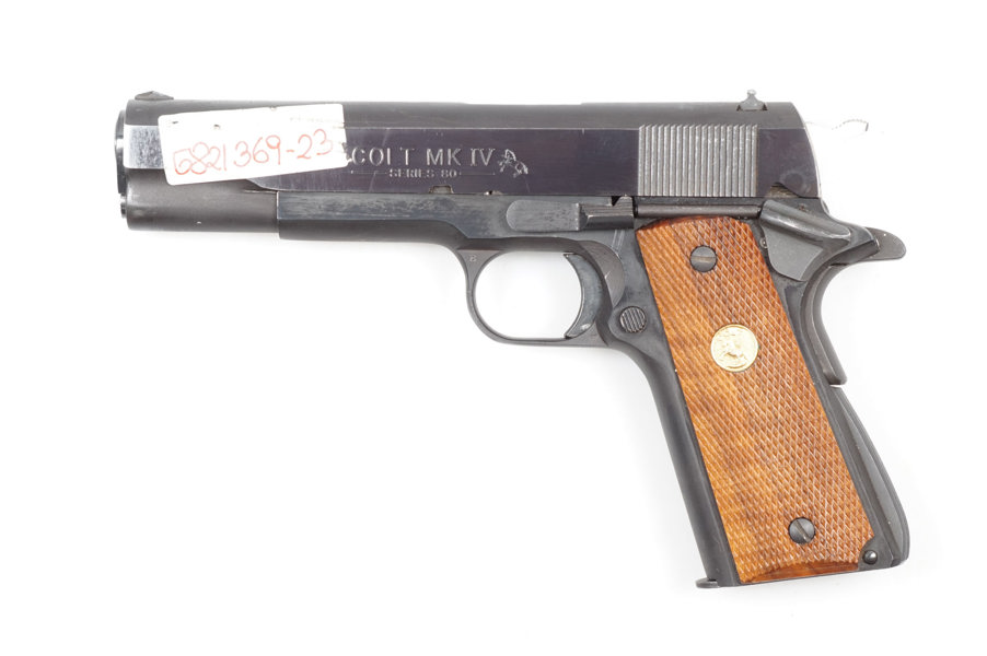 Colt Government, Mk IV, Series 80, 9mm Luger, #FG24102, §B (369-23)