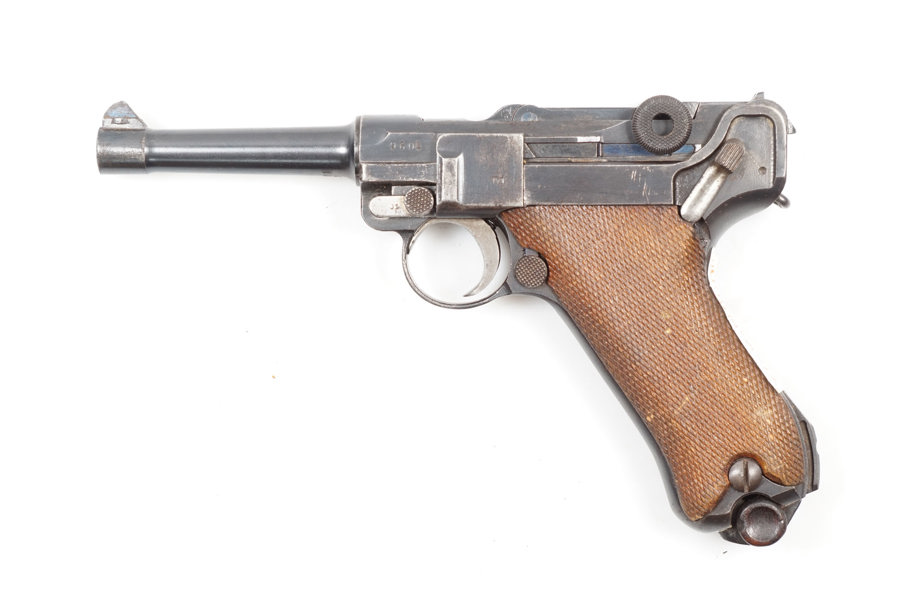 Parabellum, Fertigung DWM, Mod. P08, 9mm Luger, #9601, §B (1458-23)