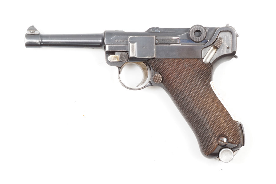 Parabellum, Fertigung Mauserwerke Oberndorf, Mod. P08 Wehrmacht, 9mm Luger, #8520, §B (362-23)