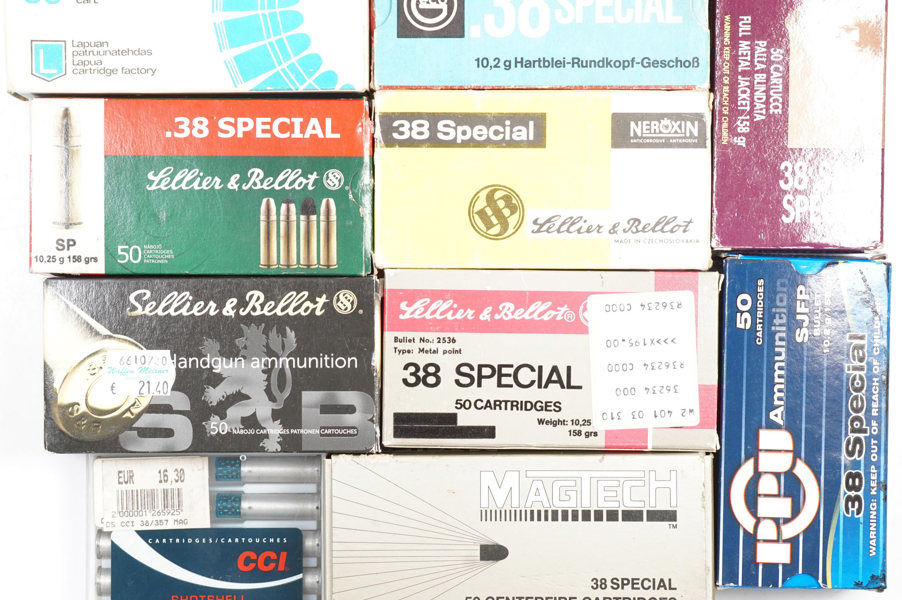 Revolverpatronen .38 Special, diverse Erzeuger, §B