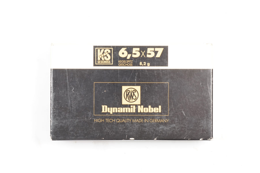 Büchsenpatronen 6,5 x 57 RWS, § frei ab 18