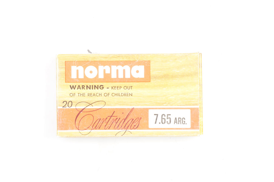 Büchsenpatronen 7,65 Argentinisch, Norma, § frei ab 18