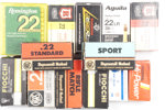 Randfeuerpatronen .22 lr, diverse Erzeuger, Konvolut, § frei ab18