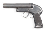 Leuchtpistole Mod. LP57, Fertigung Ferlacher Büchsenmachergenossenschaft, Kal. 4, #13268, § frei ab 18 (1374-25)