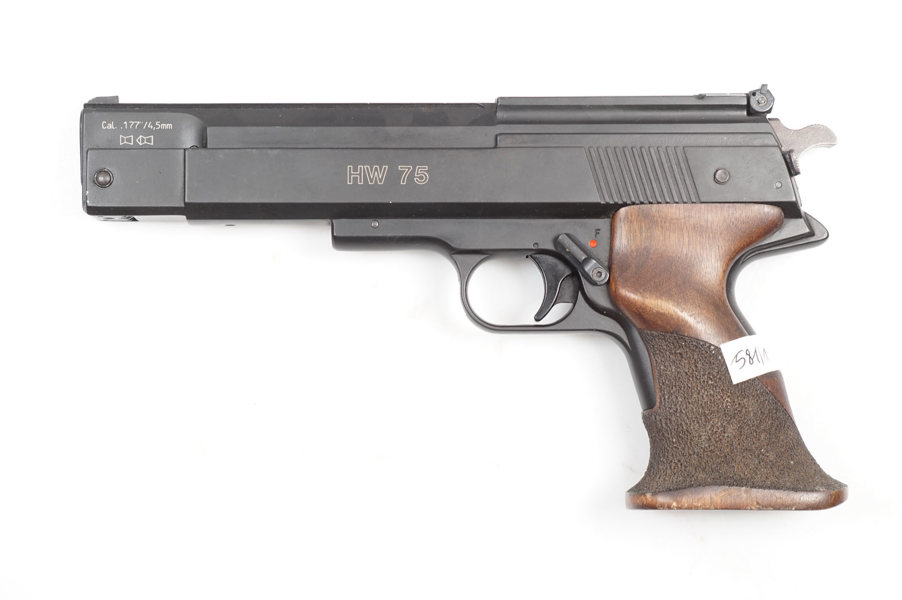 Luftdruckpistole Weihrauch, Mod. HW75, 4,5mm, #606479, § frei ab 18 (1479-25)